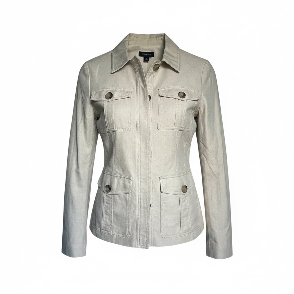 Ann Taylor Beige Utility Jacket